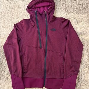 The North Face Purple Zipper Outdoor Jacket